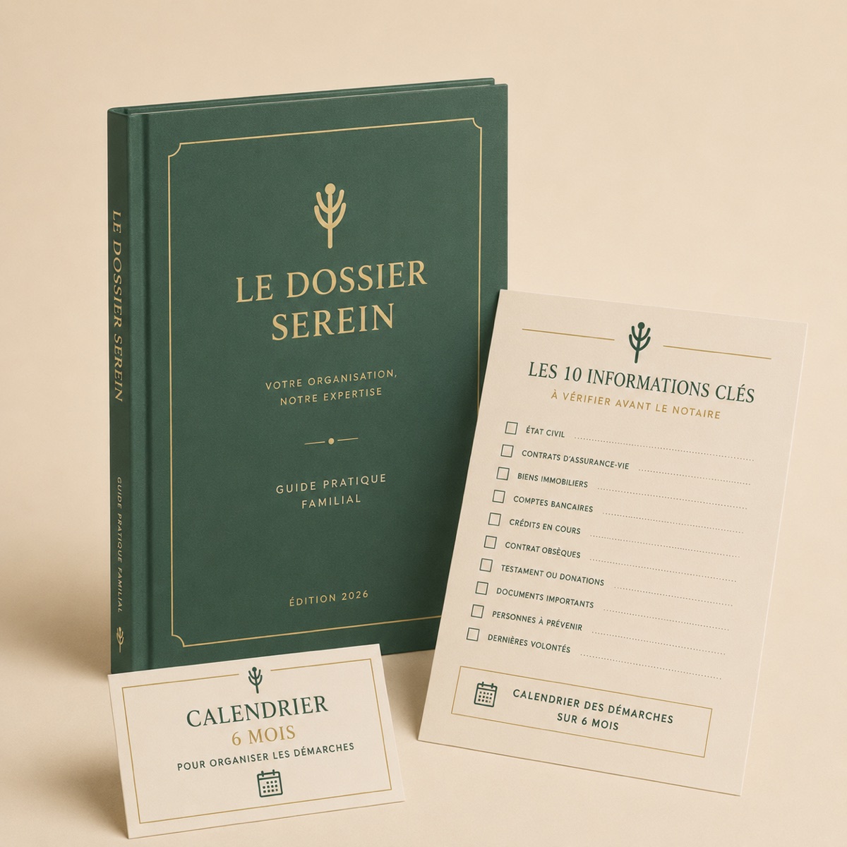 Le guide Le Dossier Serein et sa fiche des 10 informations clés à vérifier avant le notaire